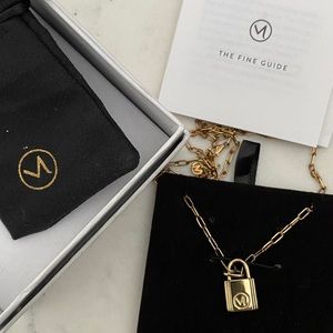 Mejuri Lock necklace